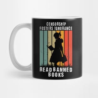 Banned books vintage Mug